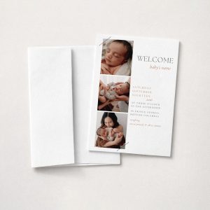 Birth Announcement Magnet + Announcement Set
