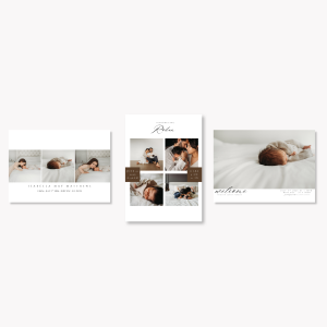 Birth Announcement Photo Card Set